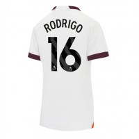 Manchester City Rodri Hernandez #16 Vonkajší Ženy futbalový dres 2023-24 Krátky Rukáv